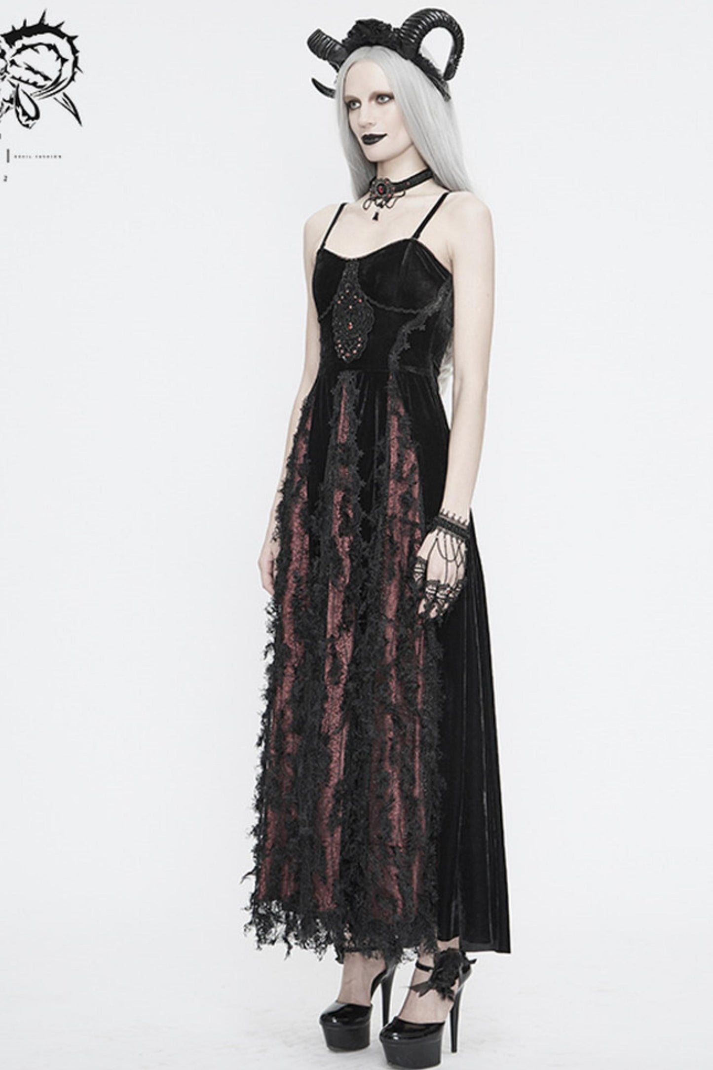 Vampir-Lady-Kleid