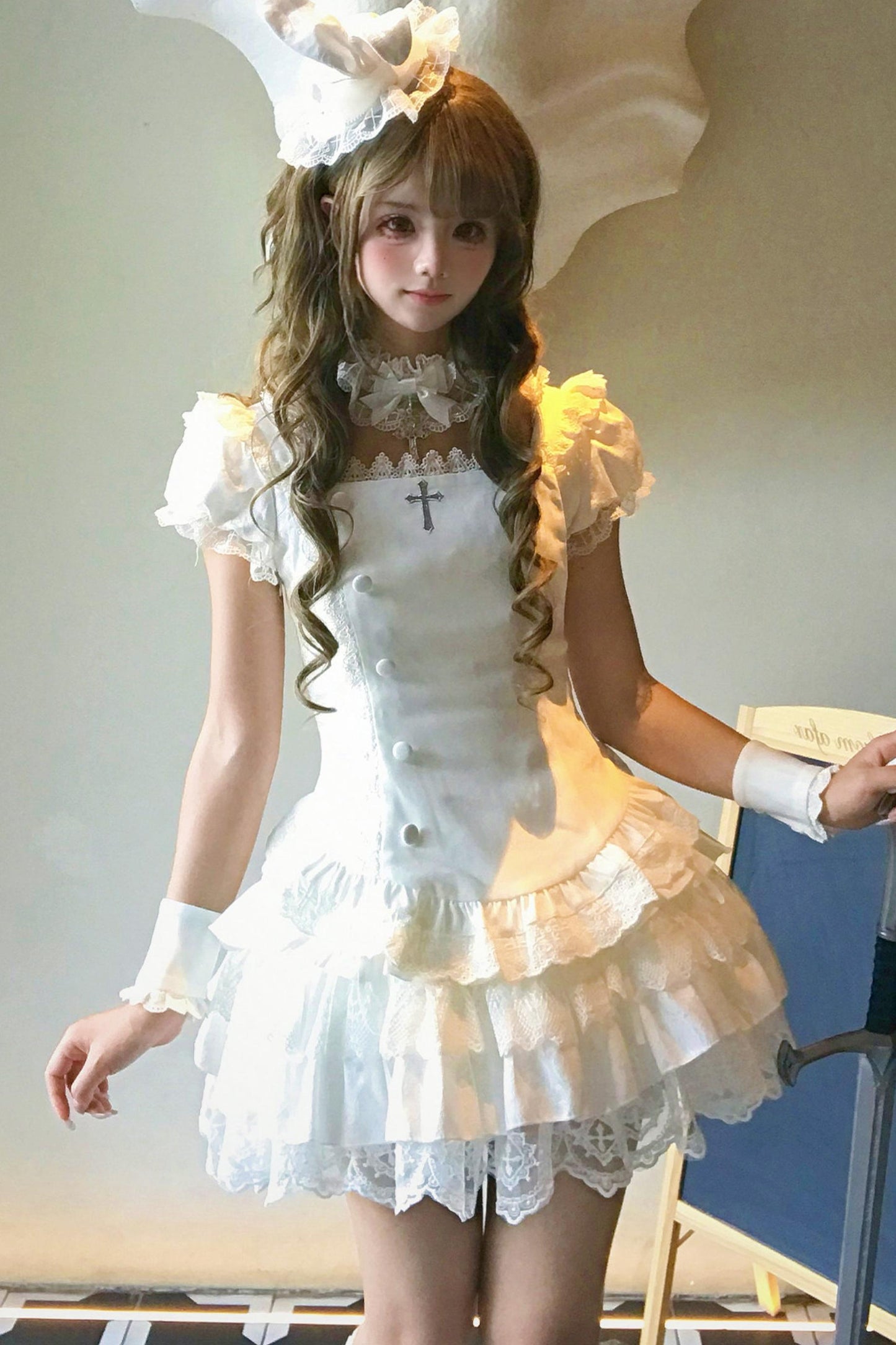 天使と悪魔のナイトドールロリータセット