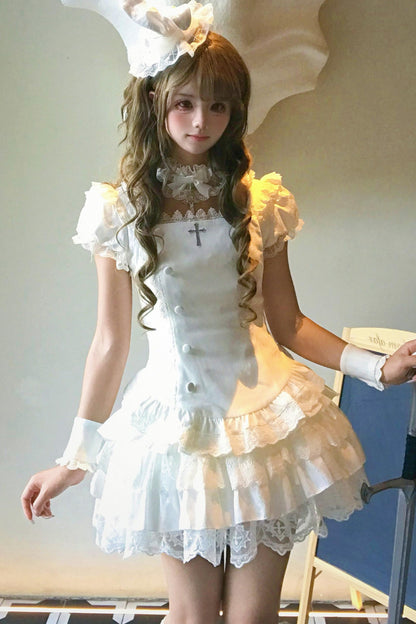 天使と悪魔のナイトドールロリータセット
