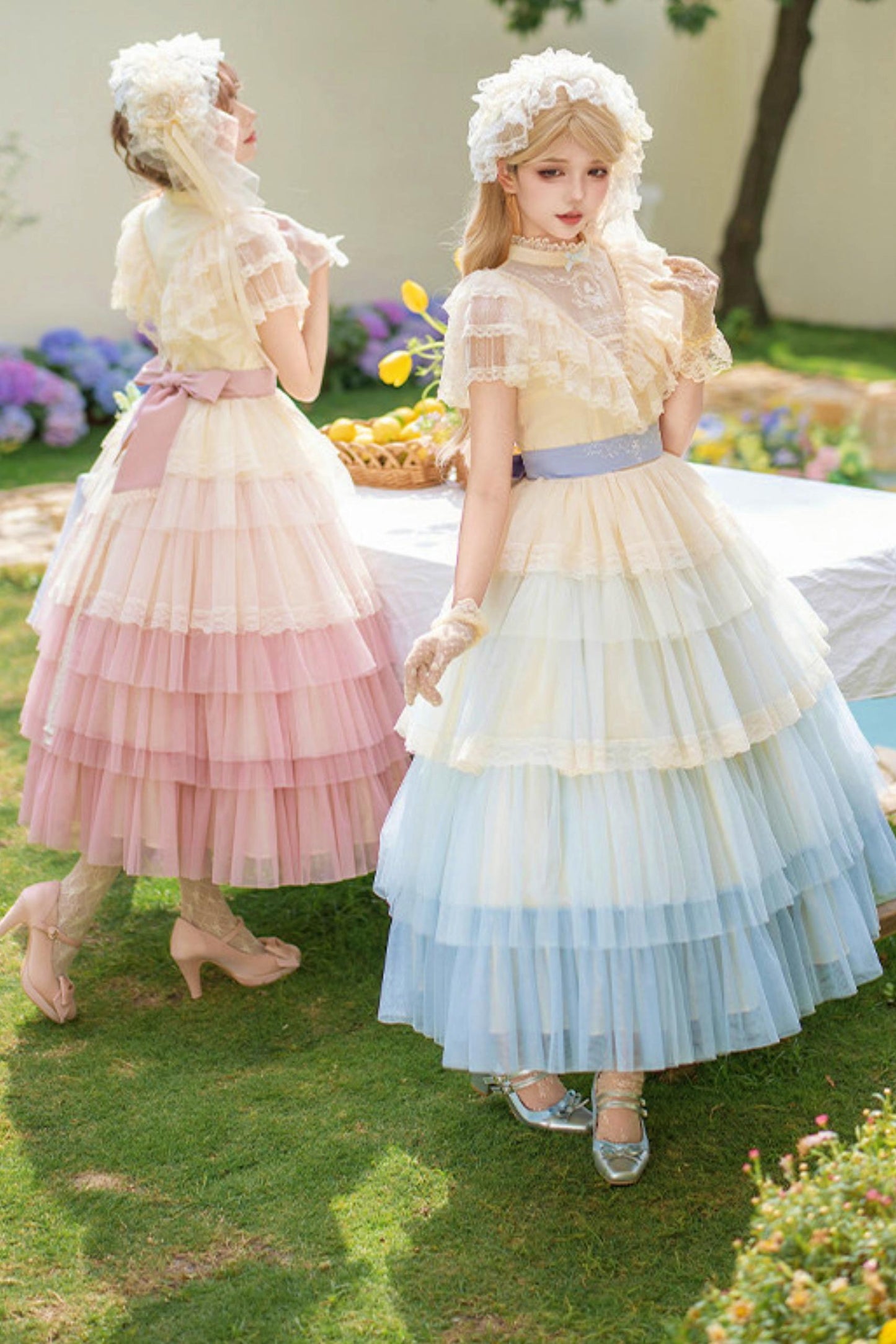 Sweet Gradient Princess Dress + Accessories