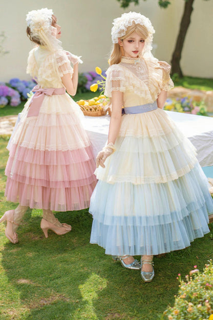 Sweet Gradient Princess Dress + Accessories