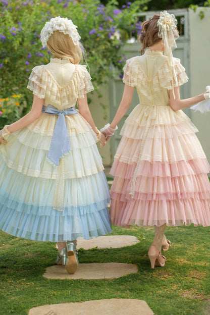 Sweet Gradient Princess Dress + Accessories