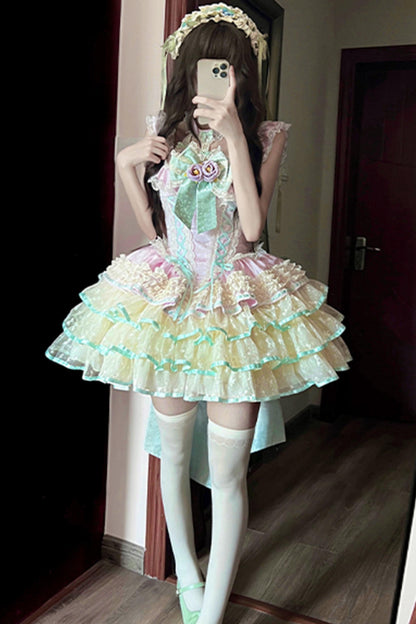 [Pre-order] Rose Ribbon Fairy Princess Dress + Accessories
