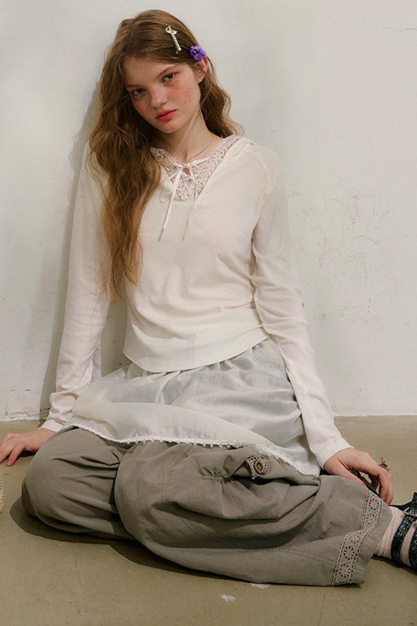 루즈 윈드 팬츠