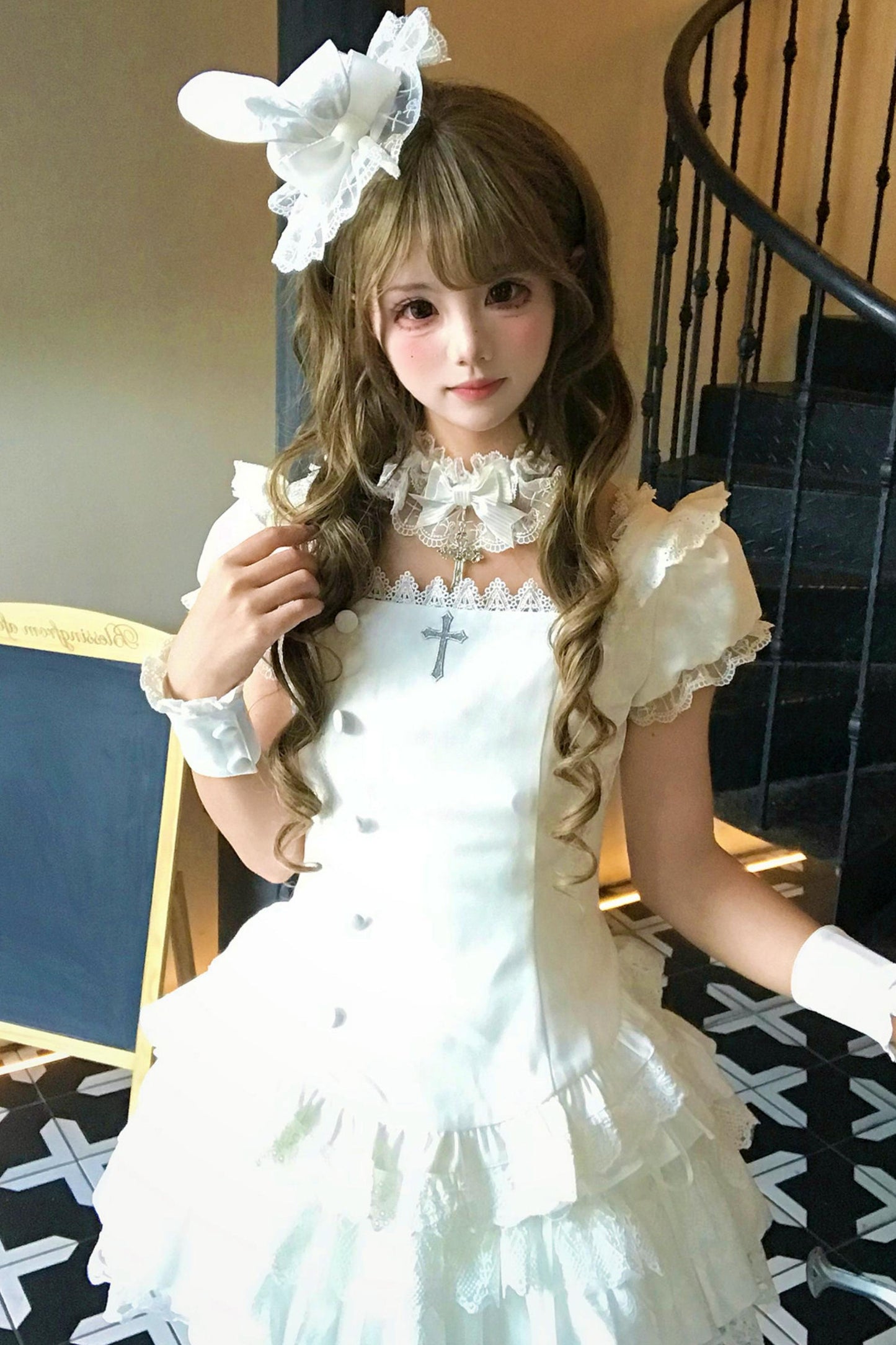 天使と悪魔のナイトドールロリータセット