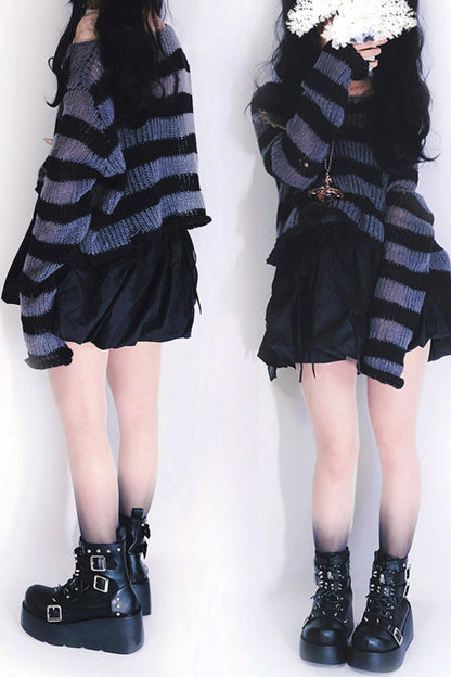 Punk Platform Biker Boots