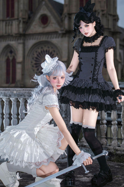 天使と悪魔のナイトドールロリータセット