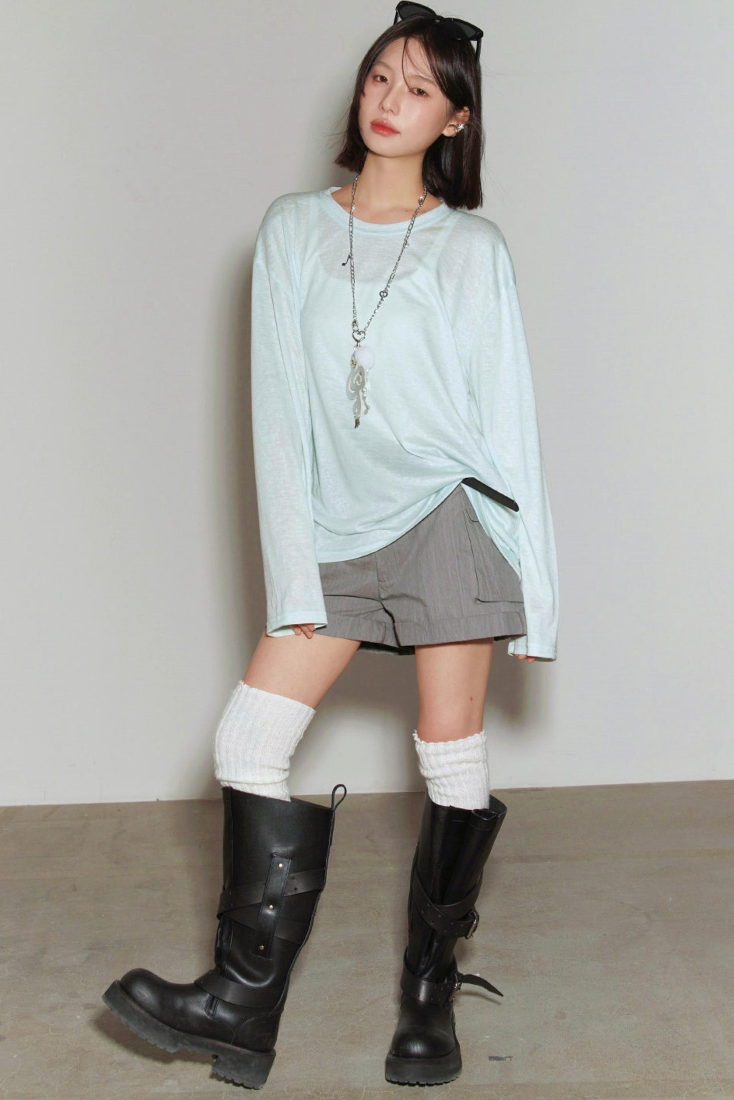 Cover-up Transparentes, lockeres Oberteil