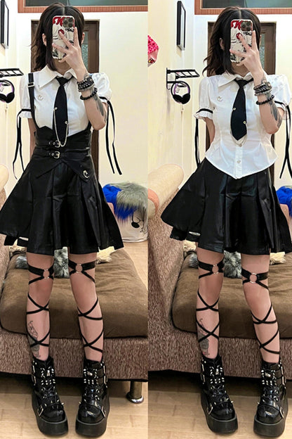 Punk Platform Biker Boots