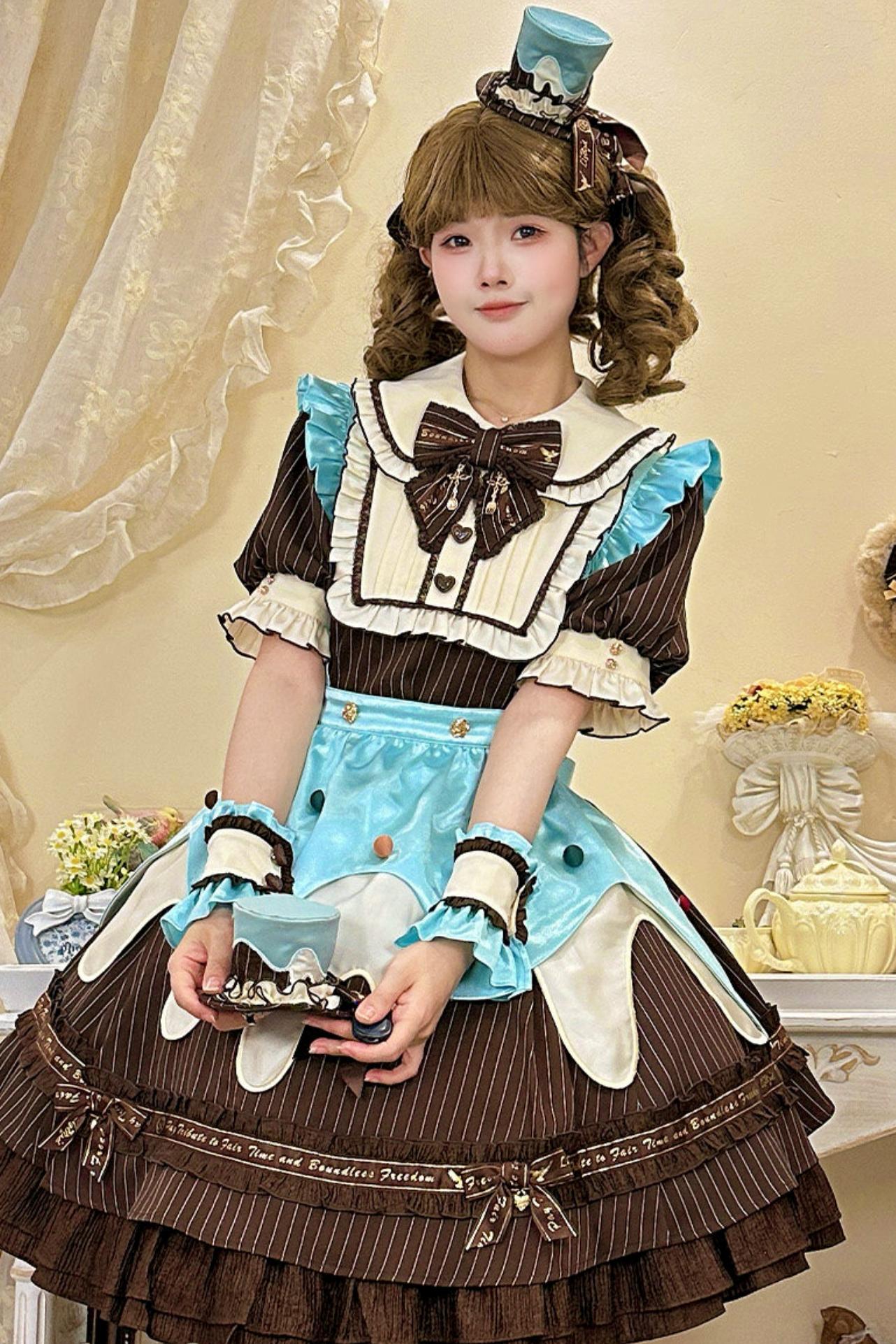 Mint Chocolate Lolita Dress + Accessories