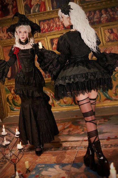 【予約商品】ソーサレスコルセットアンサンブルロリータセットアップ