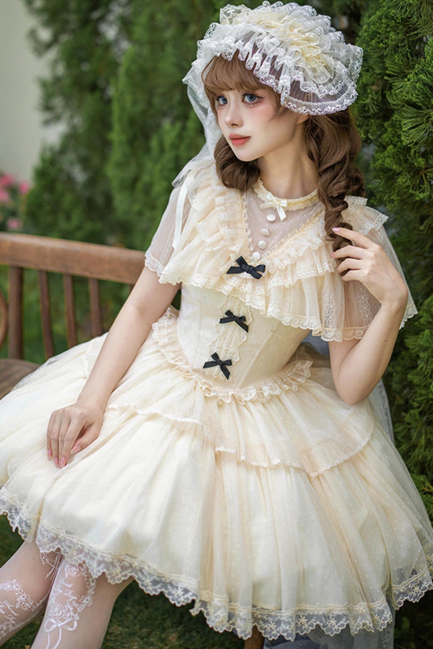 [Pre-Order] White Princess Dress + Accessories