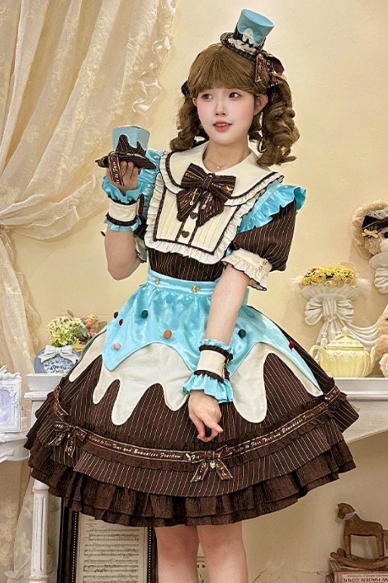 Mint Chocolate Lolita Dress + Accessories