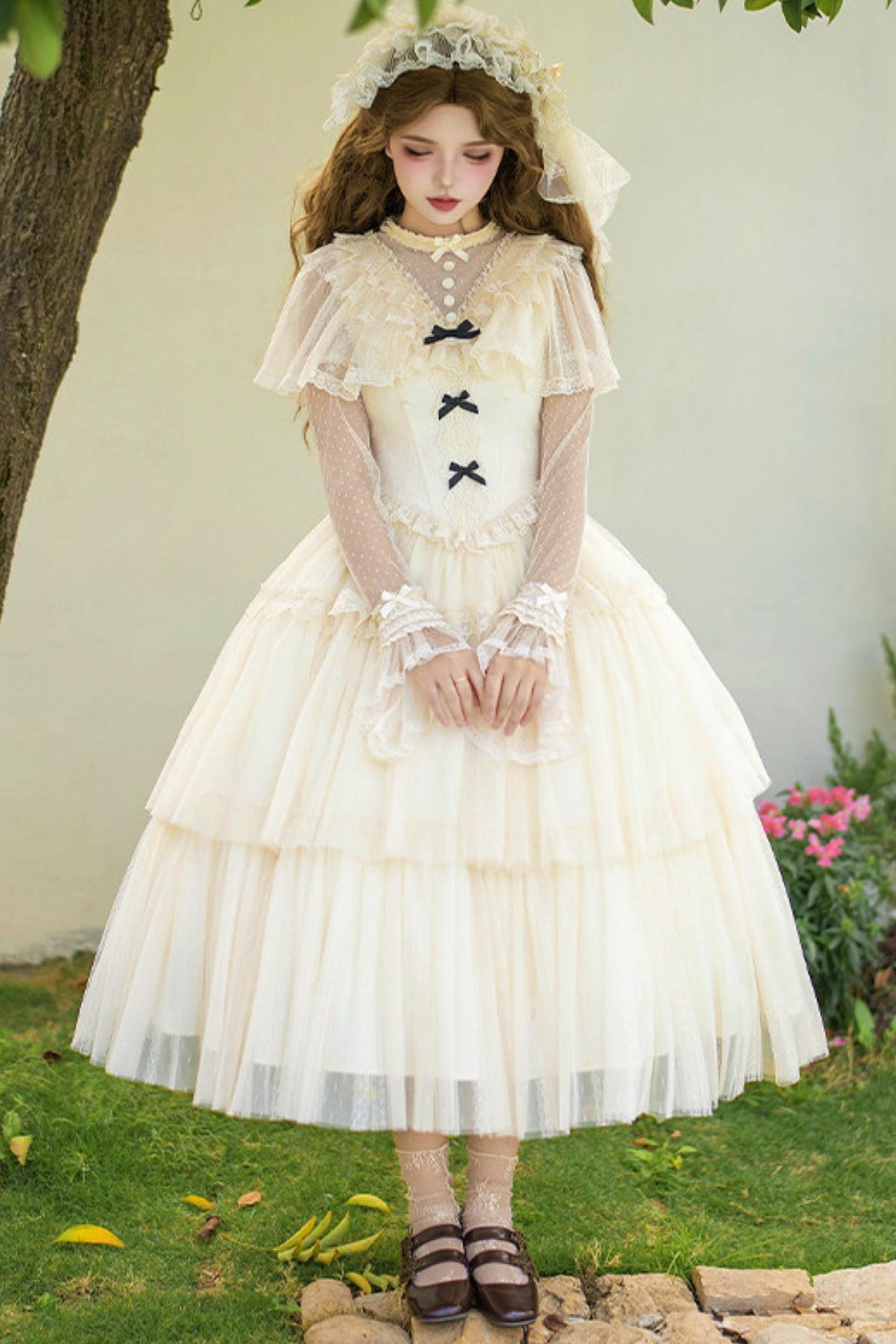 [Pre-Order] White Princess Dress + Accessories