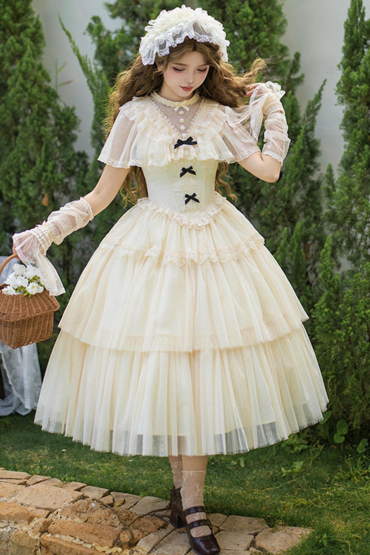 [Pre-Order] White Princess Dress + Accessories