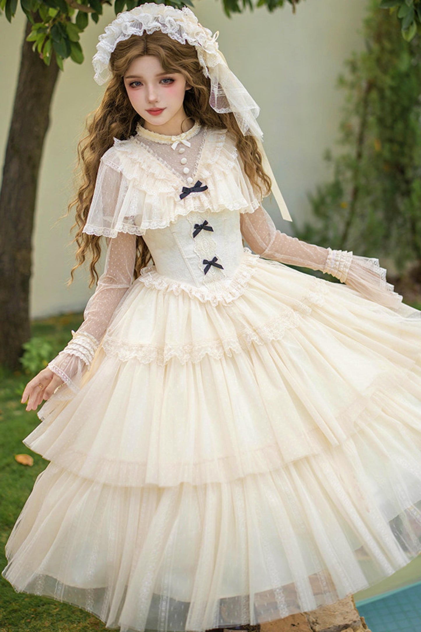 [Pre-Order] White Princess Dress + Accessories
