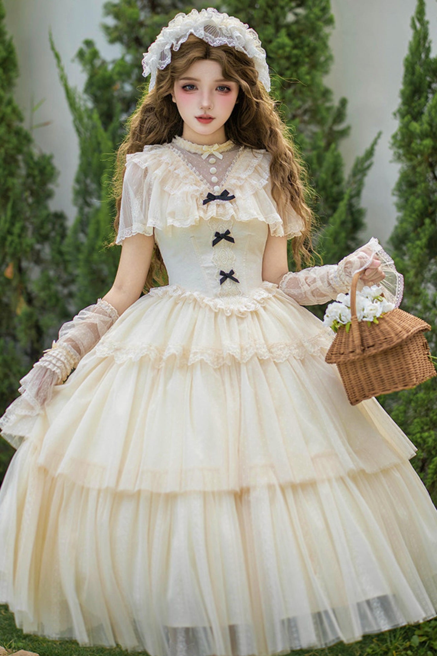 [Pre-Order] White Princess Dress + Accessories
