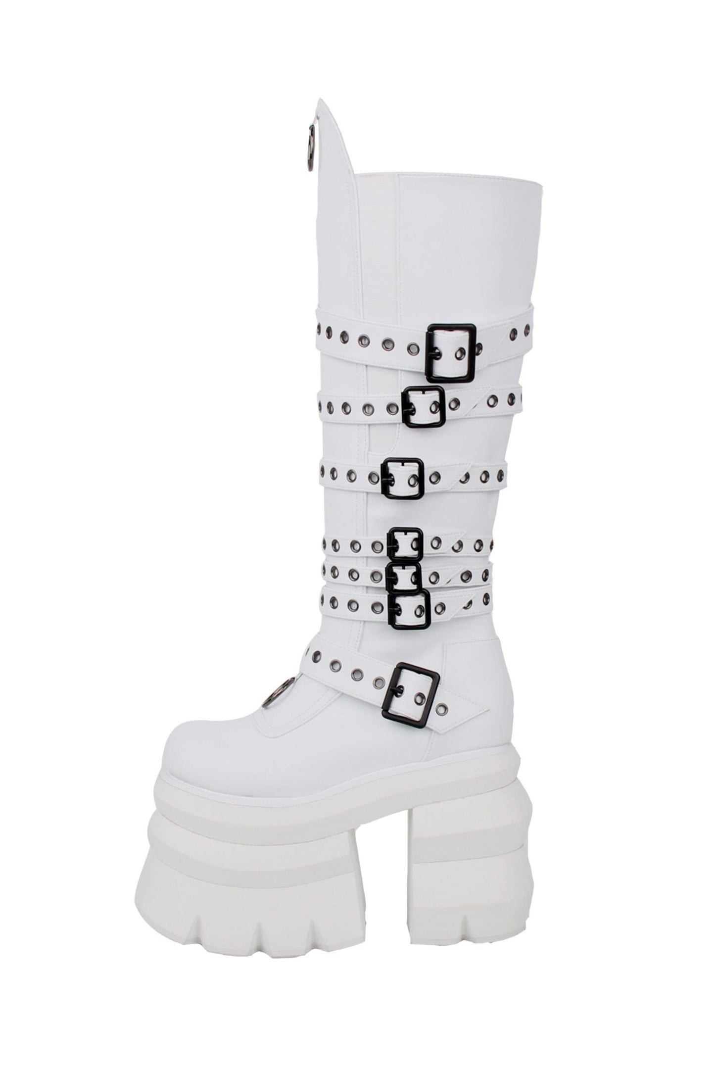 Hohe Punk-Plateau-Stiefel