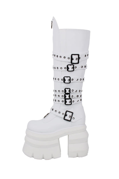 Hohe Punk-Plateau-Stiefel