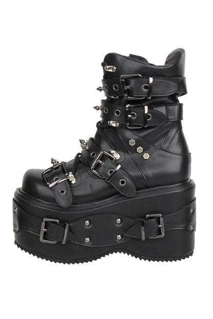 Punk-Nieten-Plateau-Stiefel