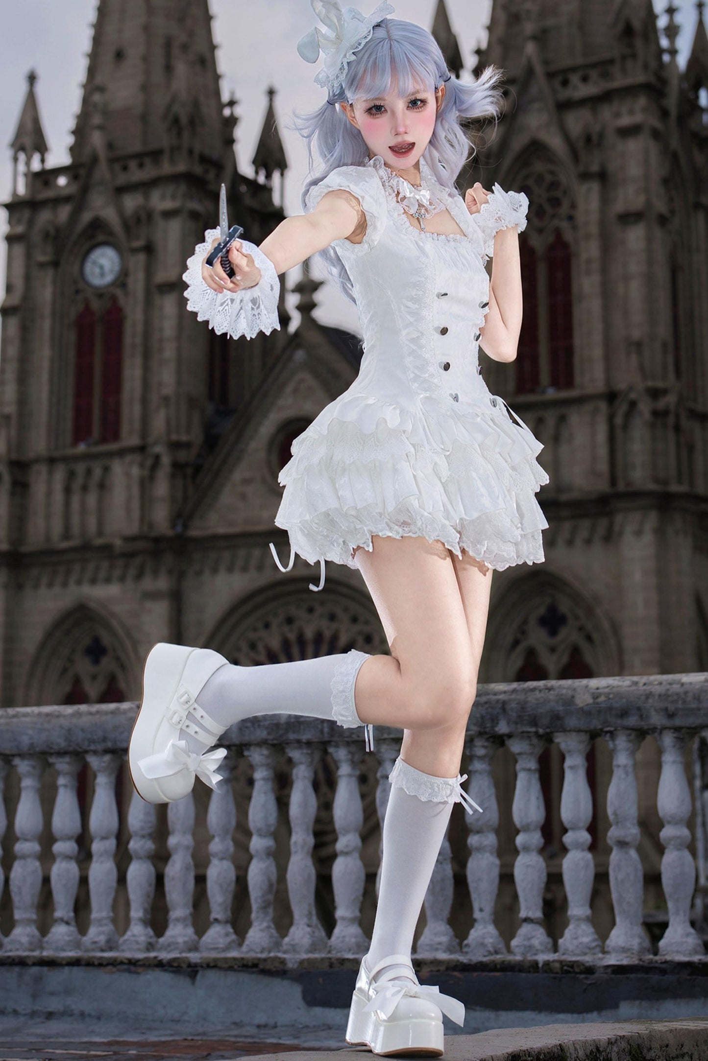 天使と悪魔のナイトドールロリータセット
