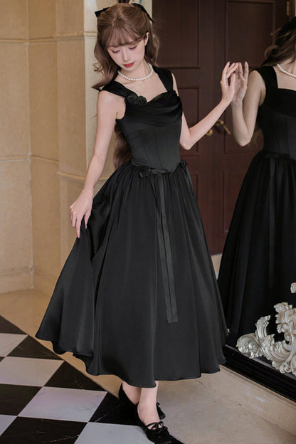 Retro Classic Waisted Dress + Accessories