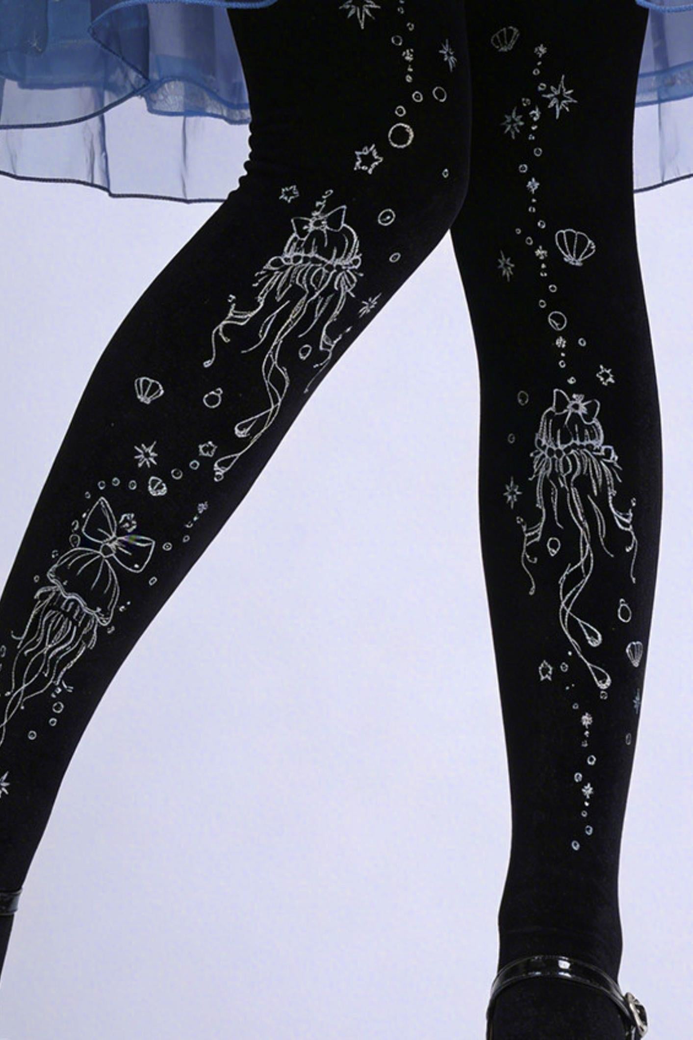 Dreamy Cute Jellyfish Lolita Tights