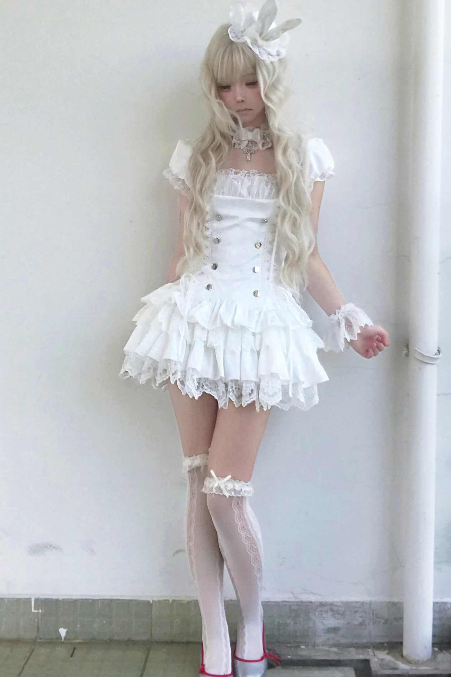 天使と悪魔のナイトドールロリータセット