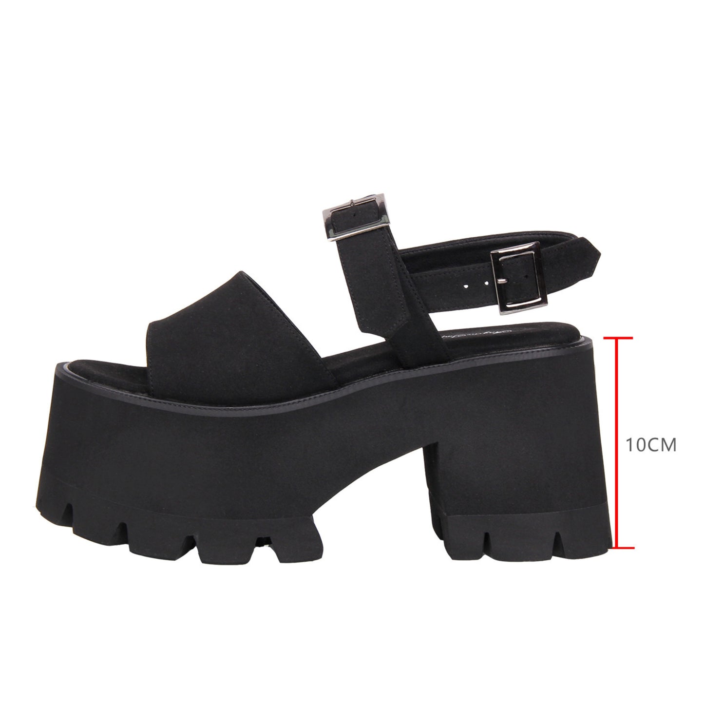 Lolita-Punk-Plateausandalen