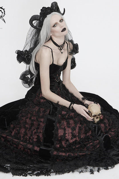 Vampir-Lady-Kleid