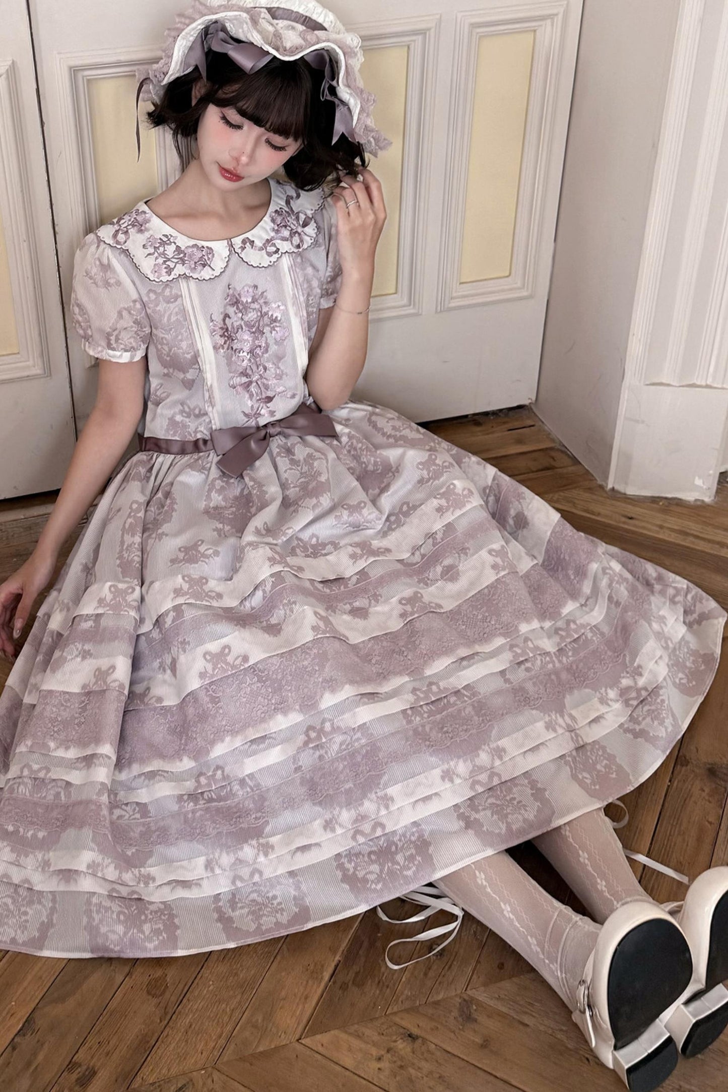 Robe d'été princesse élégante + chapeau
