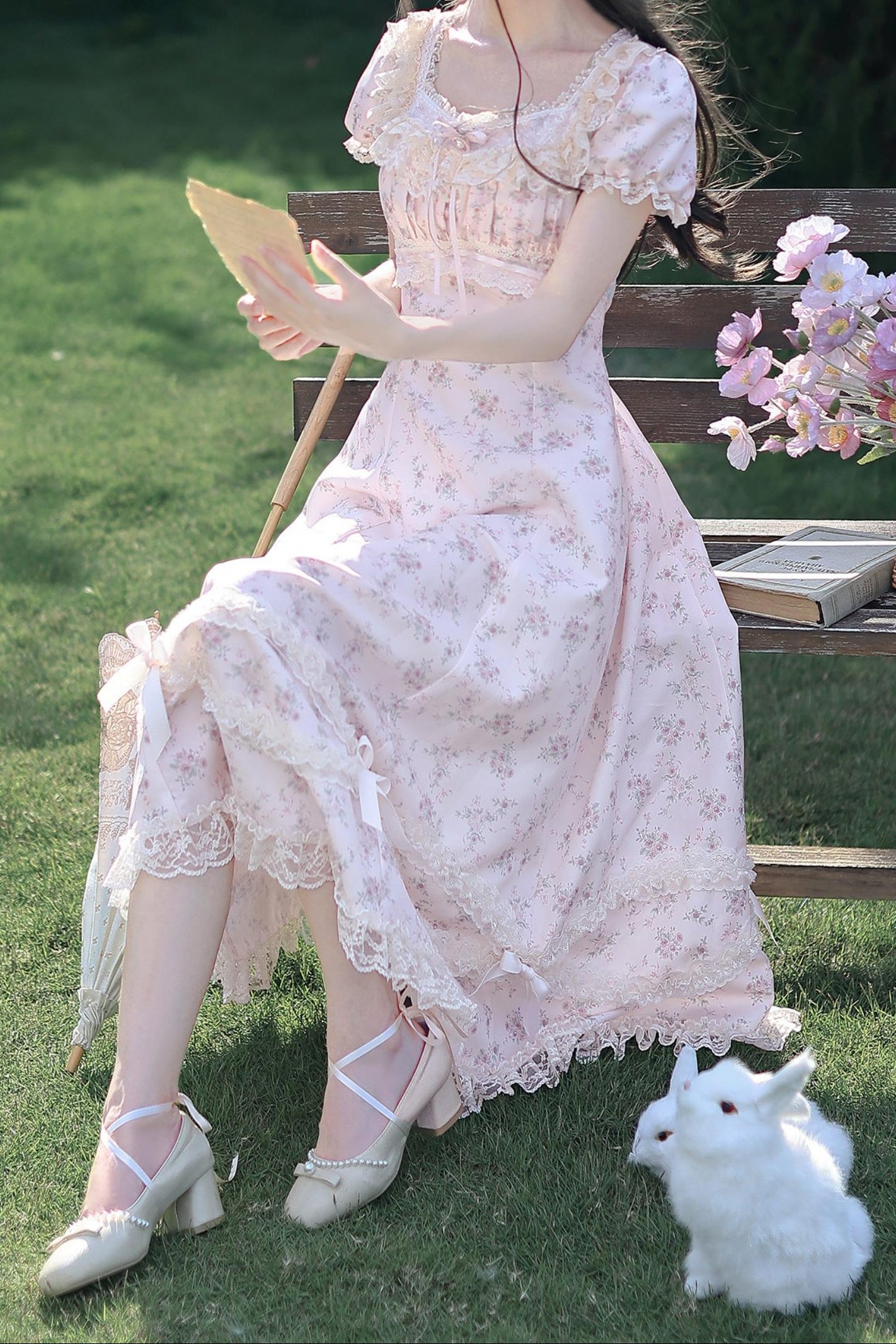 French Floral Princess Dress