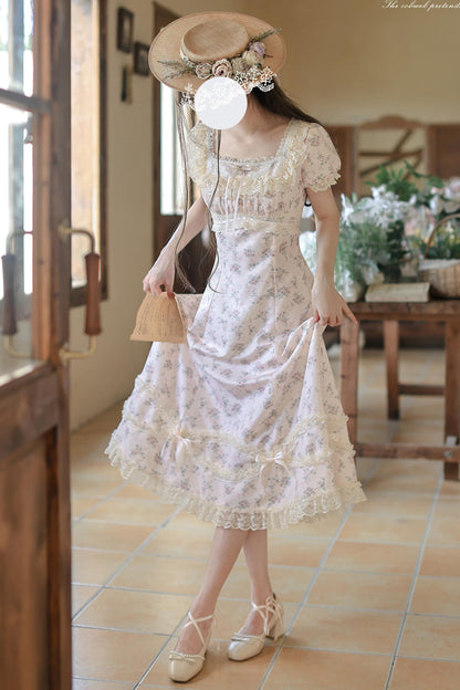 French Floral Princess Dress