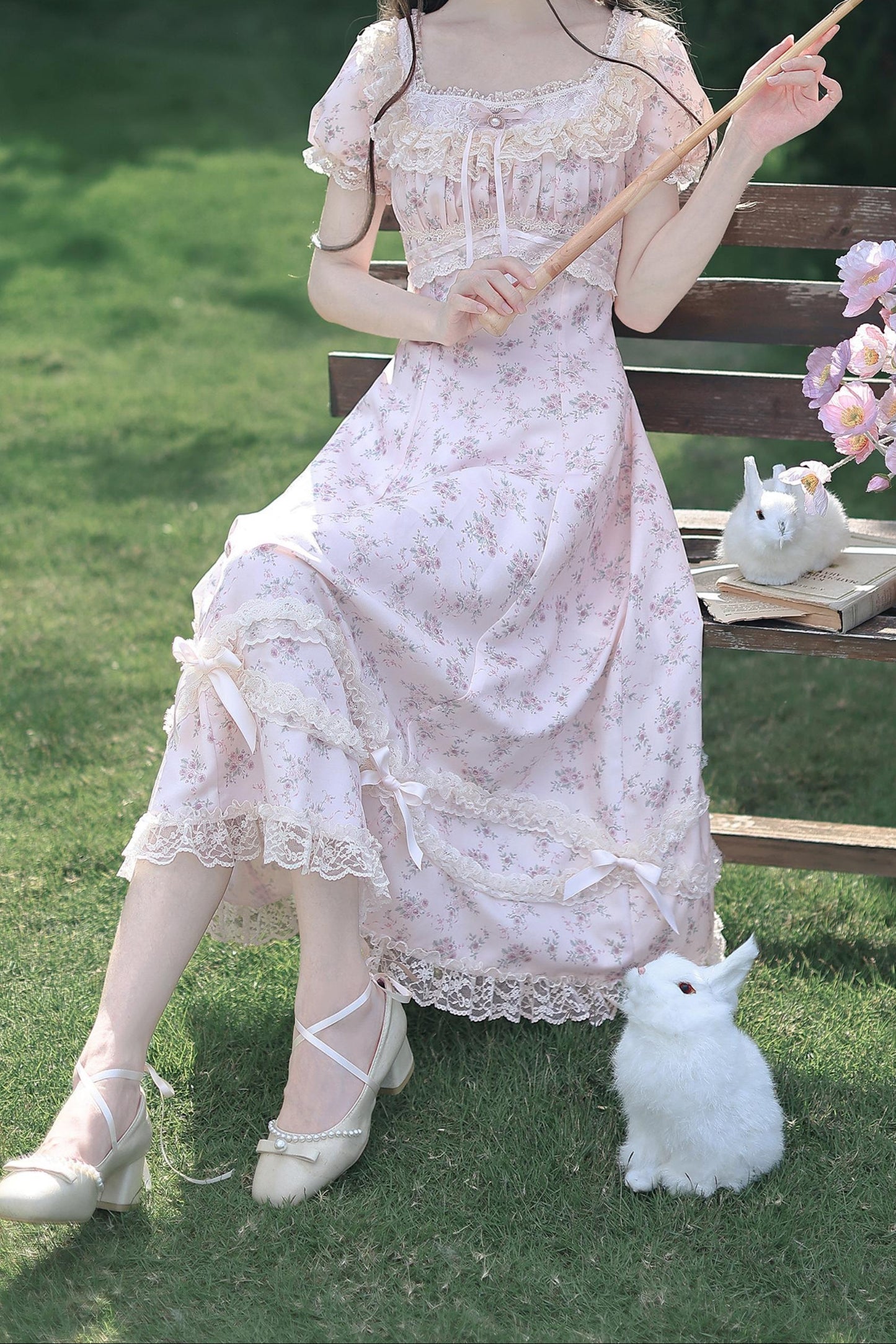 French Floral Princess Dress