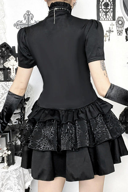 Gothic Corset Lace-Up Dress