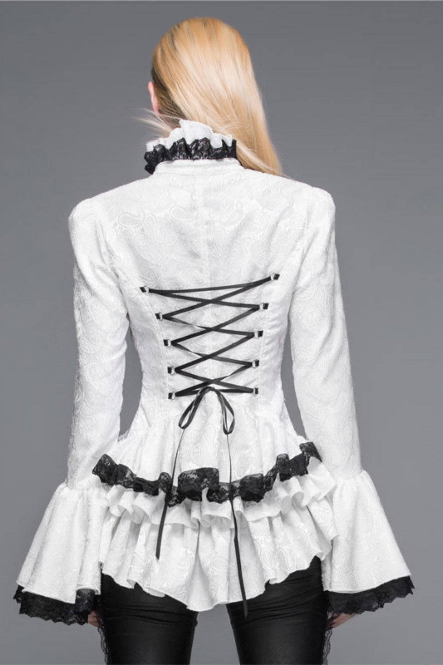 Gothic Prince Princess-Sleeve Blouse