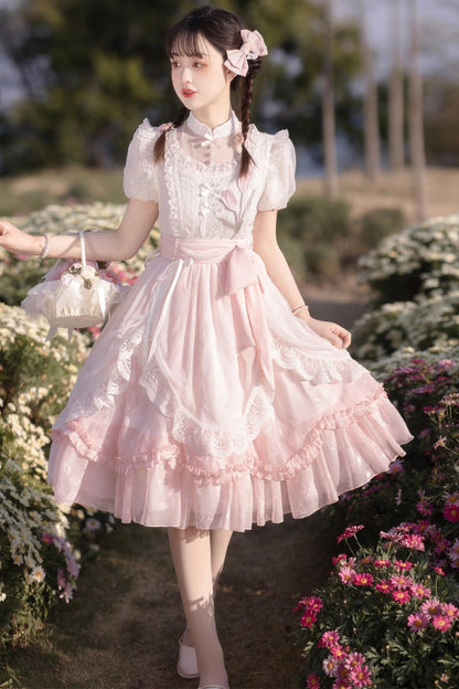 薔薇とチューリップのプリンセスドレス
