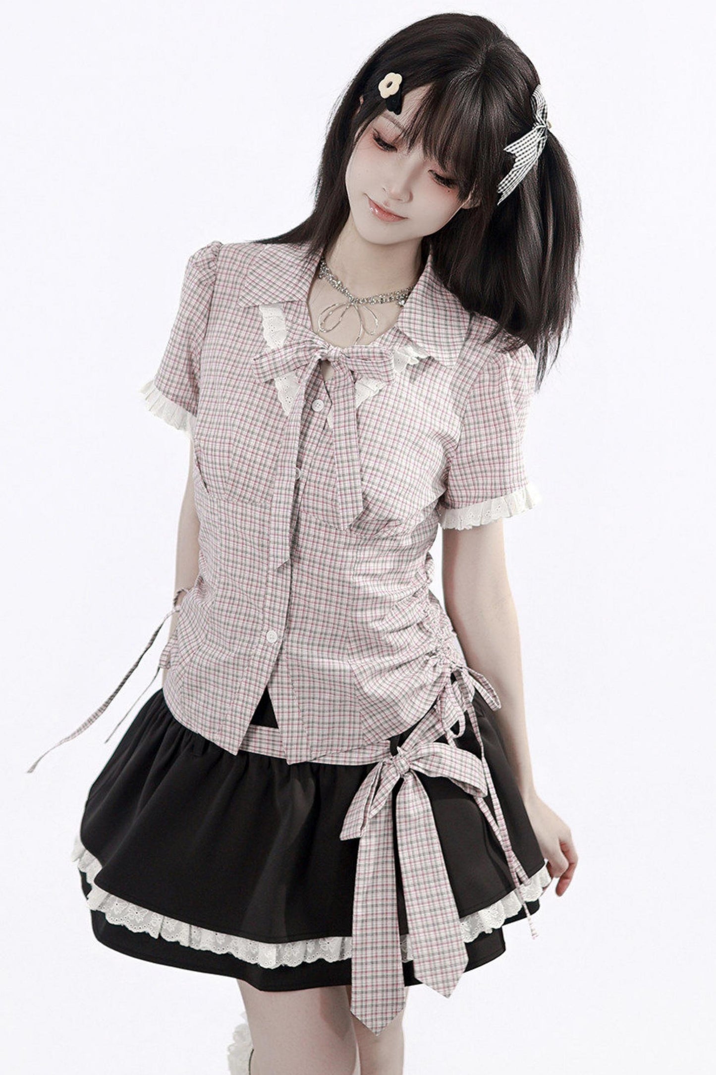 Pastellfarbenes Retro-Girly-Set