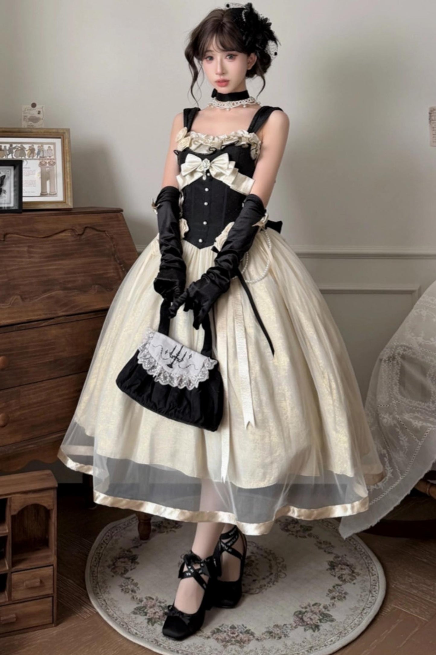 [Pre-order] Elegant French Lolita Dress + Accessories