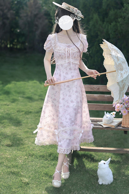 French Floral Princess Dress
