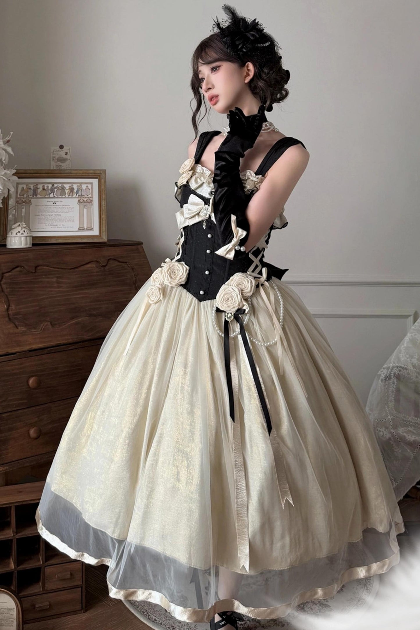 [Pre-order] Elegant French Lolita Dress + Accessories