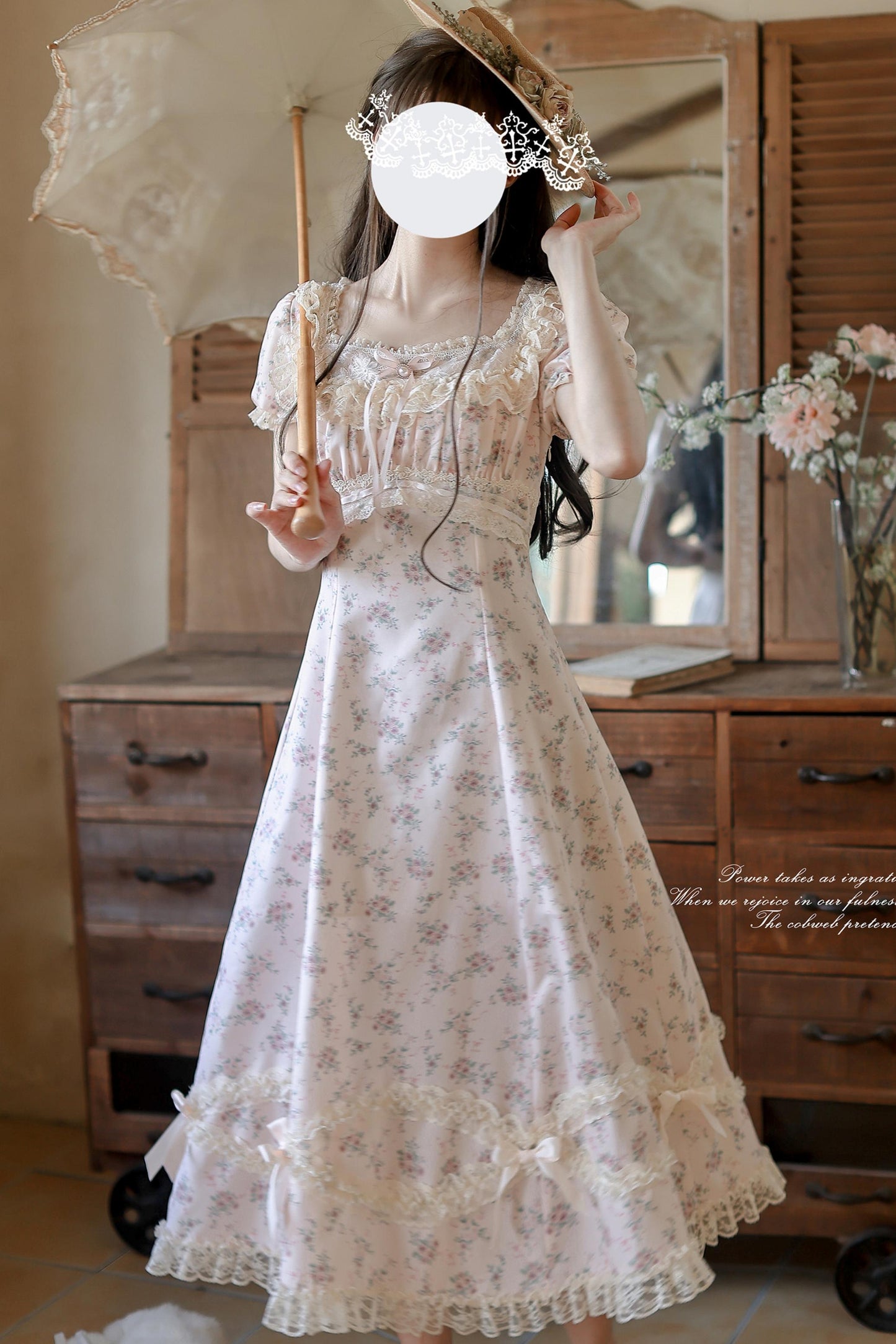 French Floral Princess Dress