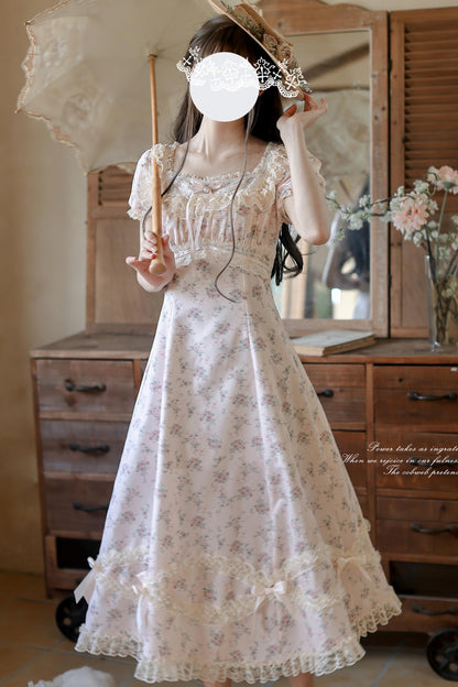 French Floral Princess Dress