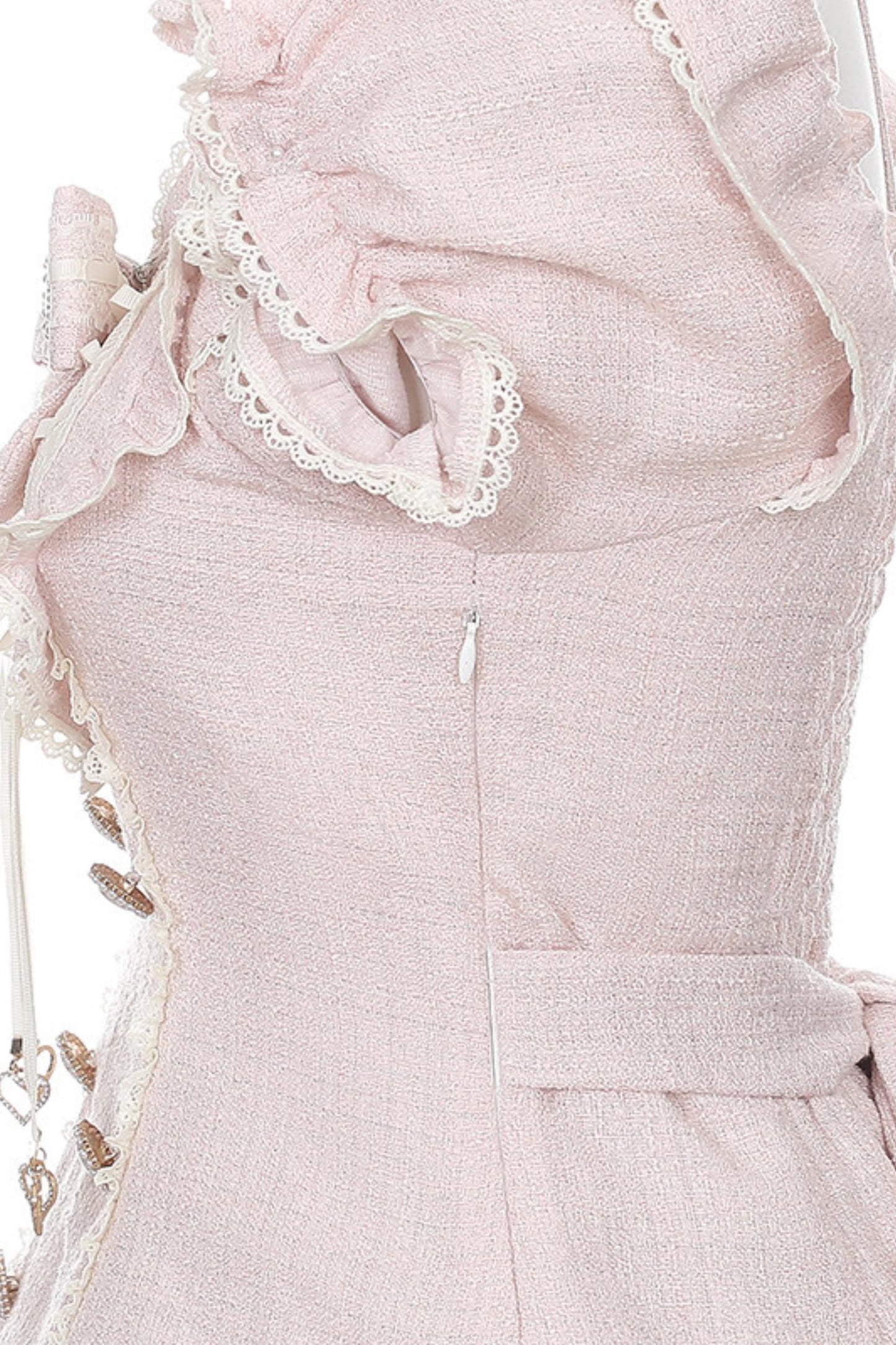 Tweed Heart Ribbon Sweet Lolita Dress