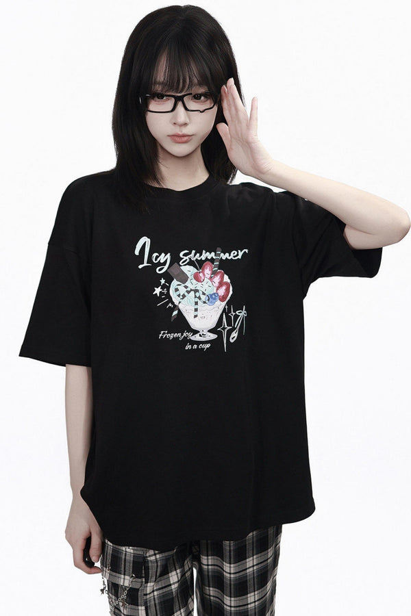 ソフトコットンイラストTシャツ