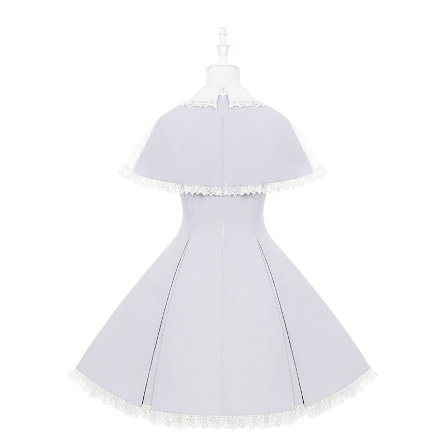 Angelcore Lace Cape Dress