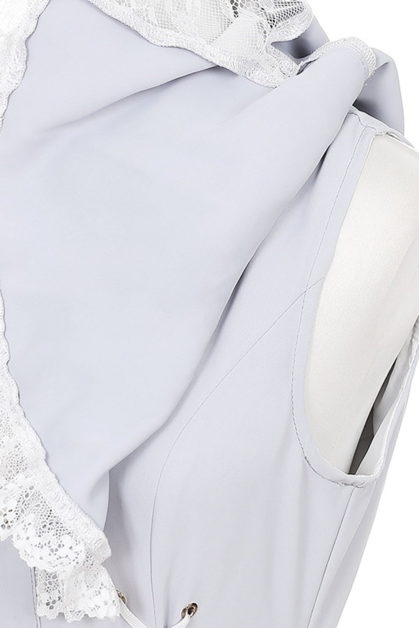 Angelcore Lace Cape Dress