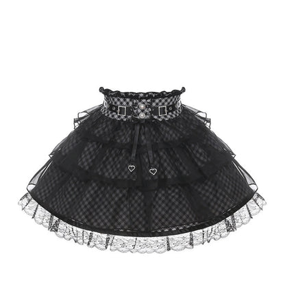 Black Lace Subculture Jirai Kei Set