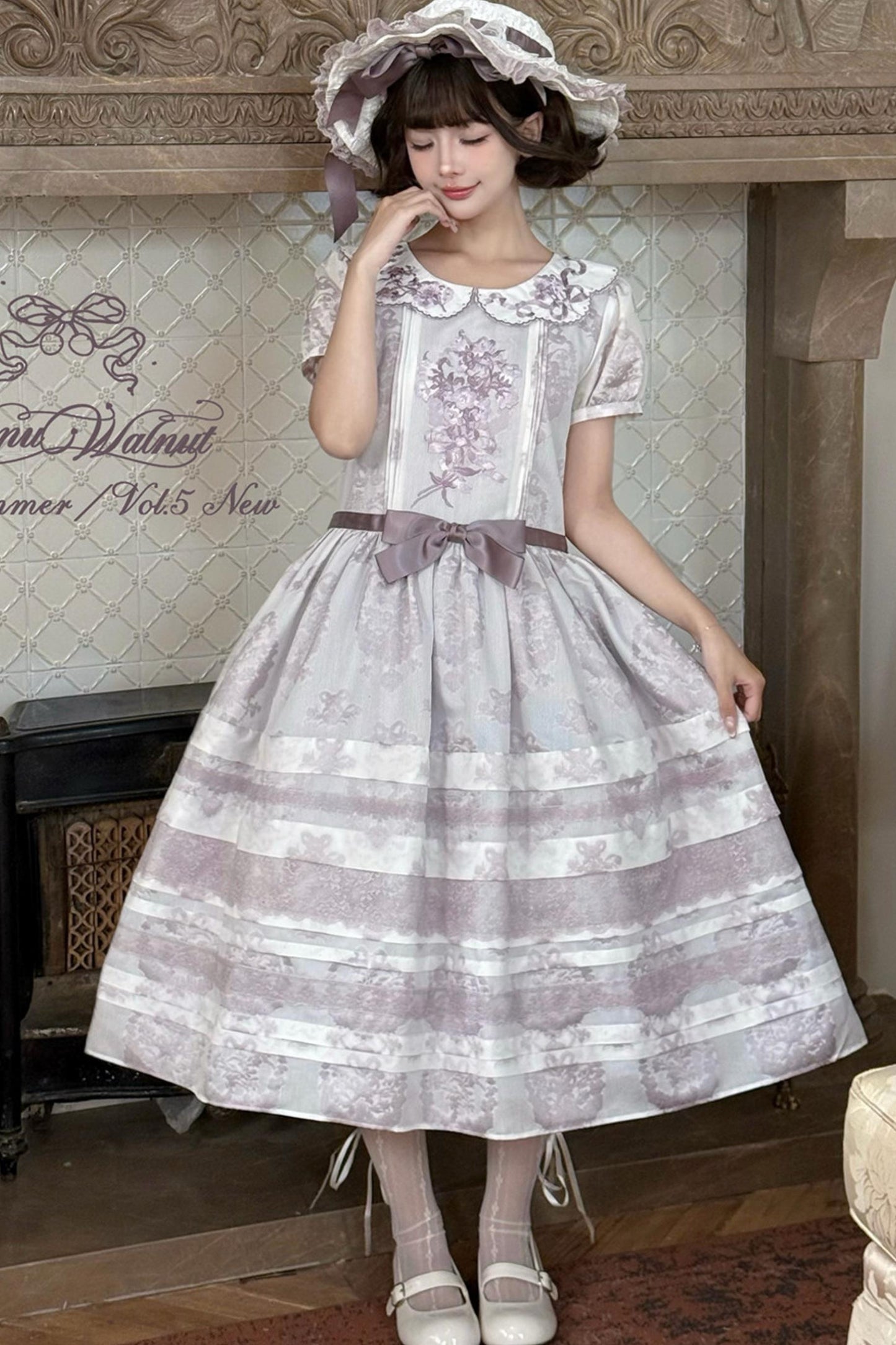Robe d'été princesse élégante + chapeau