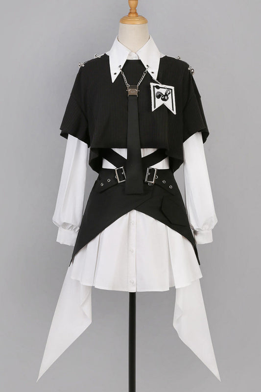 Dark Gothic Lolita Dress + Top + Skirt + Pants